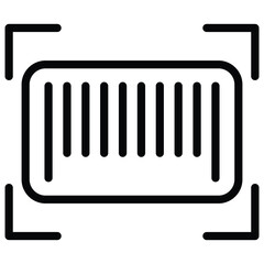 QR Code Vector Icon Stock Illustration