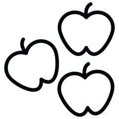 Apples Vector Icon Stock Illustration