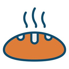 Bread Vector Icon Stock Illustration