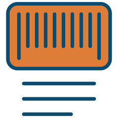 QR Code Label Vector Icon Stock Illustration