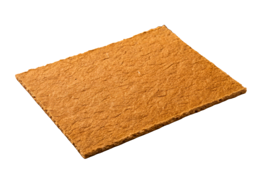 Rough Textured Paper Sheet on White Surface