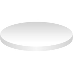 White Podium 3d Display Product Placement Design Template