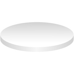 White Podium 3d Display Product Placement Design Template