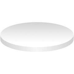 White Podium 3d Display Product Placement Design Template