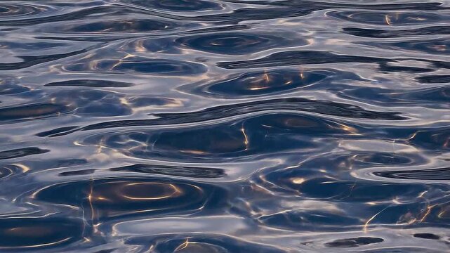 Liquid Glass Waves &mdash; Seamless Morphing Surface Loop, High Gloss