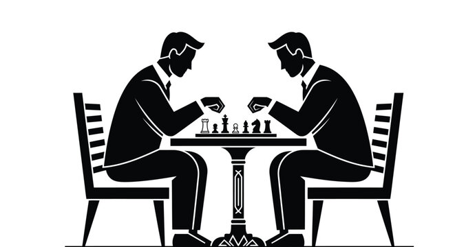 Chess players strategy game competition intellectual challenge boardgame