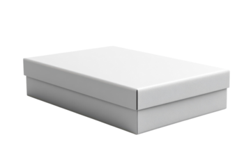 Minimalist white box presentation elegant storage solution product package design plain mockup blank