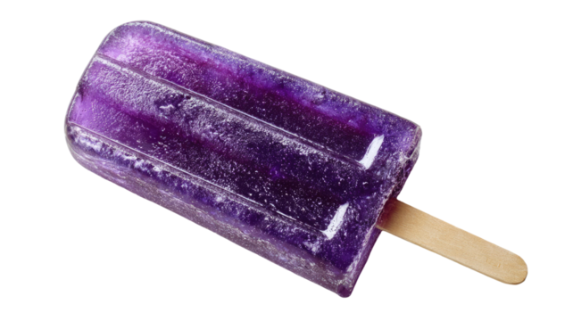 Pink sweet ice cream bar isolated on white background