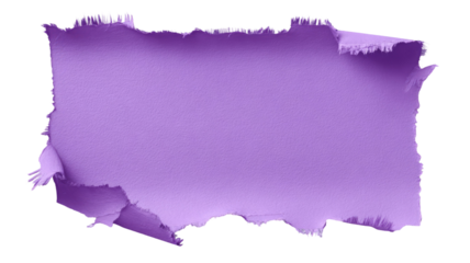 Torn pink and purple paper background with blank space for text banner design