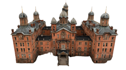 Historic Old Town castle architecture and medieval tower landmark in Warsaw, Poland