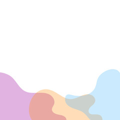 Transparent Blob Footer