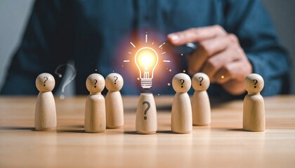 Idea emerges—clarity in the circle of questions.