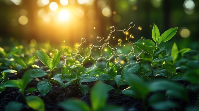 Nature's chemistry, glowing plants