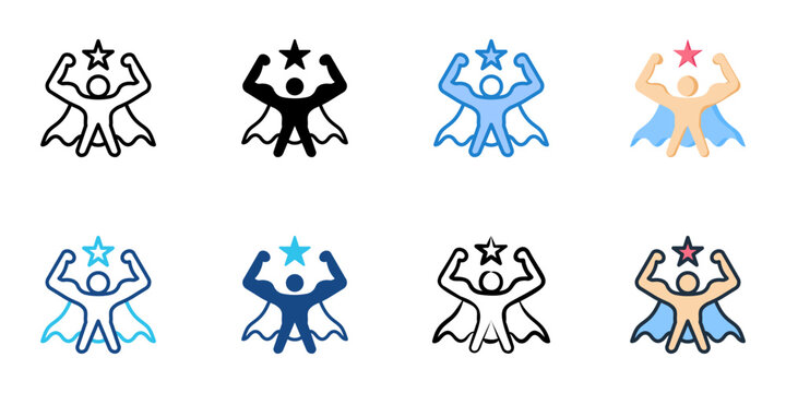 Sovereignty icon set multiple style collection