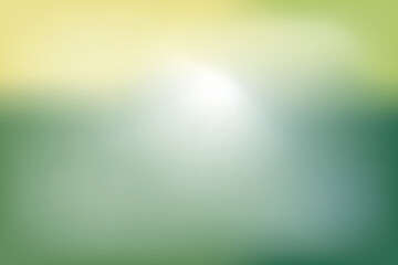 Soft abstract gradient background with smooth transitions of green
