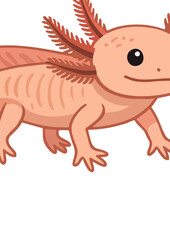 Cute Axolotl Cartoon