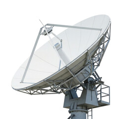 Satellite dish antenna transparent background cutout png