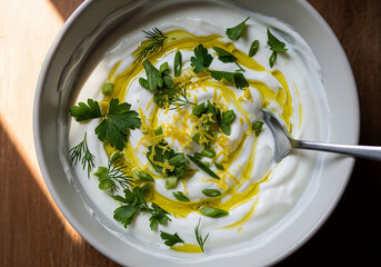 Discover delicious food hacks with this quick recipe for a creamy herbed yogurt dip, a healthy and savory appetizer or snack