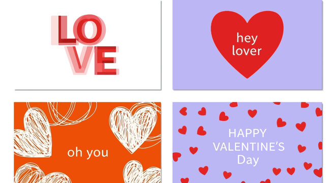 Romantic Valentine's Day Greetings Heartfelt Designs for Loved Ones