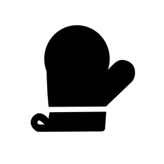 Oven mitts icon