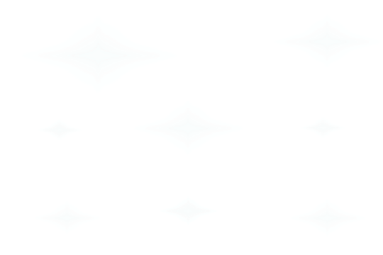 Collection of bright sparkling starburst light effects on a dark background