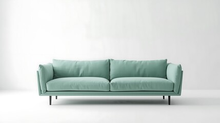 Fototapeta premium Minimalist, Cozy and modern living room interior design