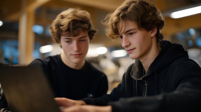 Refugee engineers collaborating with local teams on renewable energy projects in a modern workshop, representing integration through contribution, technical expertise, and rebuilding sustainable