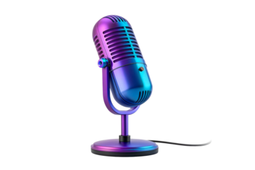 Vintage Style Microphone with Gradient Finish