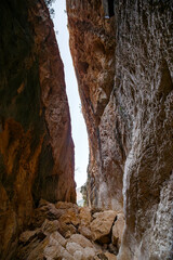 Narrowest Point of the Presa de Isbert Gorge