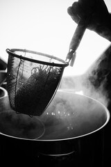 Cooking Ramen Noodles Backlit Professional