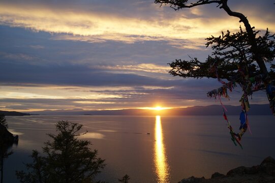 The enchanting colors of the morning dawns