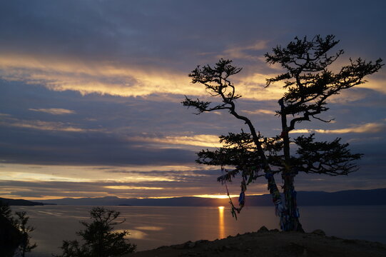 The dance of the sun over Olkhon