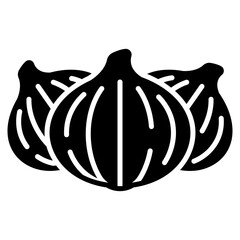 garlic vector icon. Vegetable icon solid style. perfect use for logo, presentation, website, and more. modern icon design glyph style