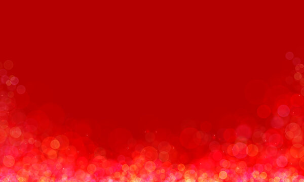 Red Sparkle Bokeh Light Background