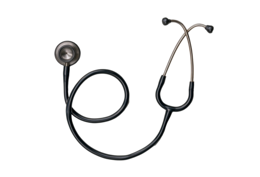 Stethoscope medical. isolated on transparent background