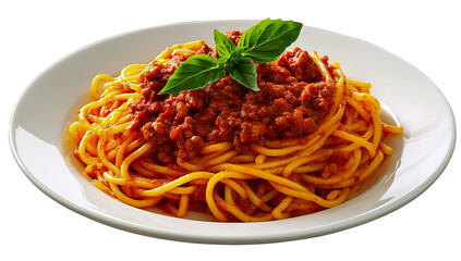 Spaghetti isolated on transparent background