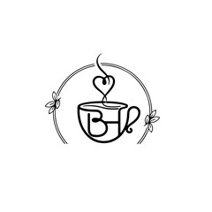 Creative Coffee Cup Logo Designs vector