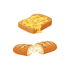 Delicious Cheese Toast and Garlic Bread Melt Recipe for a Perfect Snack