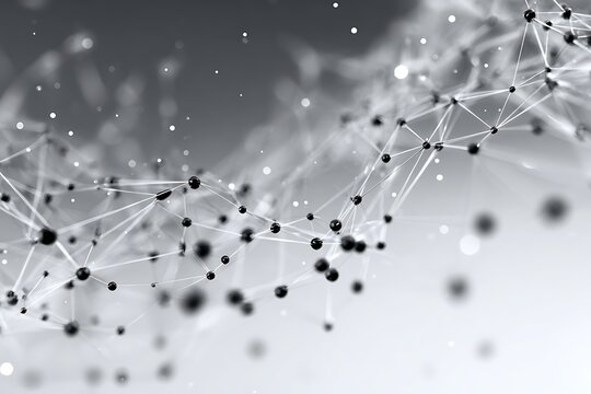 Abstract digital network connection system design data concept