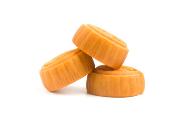 mooncakes on a blue background