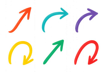 Vector set of Arrow with different Positions 