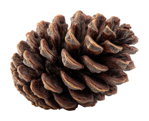 Nature's pinecone delight forest calm isolated on transparent background