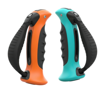 Dynamic grip handle tools workshop product isolated on transparent background