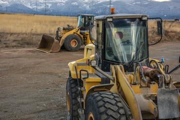 Heavy machinery for the construction