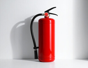 Obraz premium fire extinguisher on white background