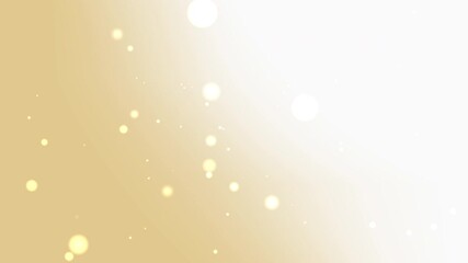 Golden white sparkle particle background with smooth gradient glow and soft bokeh effect perfect for christmas celebration new year invitation wedding design or elegant luxury visual projects