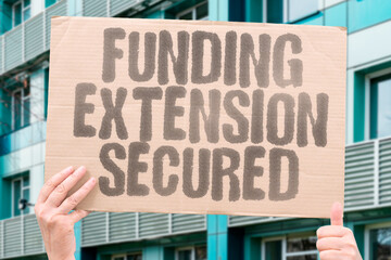 "Funding Extension Secured" Resources continue temporarily. FUNDING. EXTENSION. RESOURCE. CONTINUE. TEMPORARY.