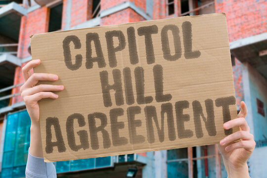 "Capitol Hill Agreement" Chambers reach consensus finally. CAPITOL. HILL. CHAMBER. CONSENSUS. REACH.
