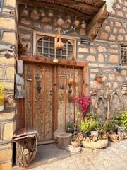 old wooden door