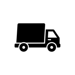 Fototapeta premium Delivery Truck Icon – Shipping and Transport Symbol